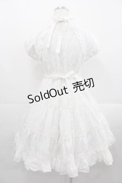 画像2: 榛果可可花束(BacioBouquet)（海外ロリータブランド） / Doll Storyミニ袖ワンピース S ホワイト I-25-11-18-055-LO-OP-SA-ZI