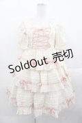 Bear's Dinner（海外ロリータブランド） / 塔莉ワンピース S アイボリー×ピンク I-25-11-18-056-LO-OP-SA-ZI