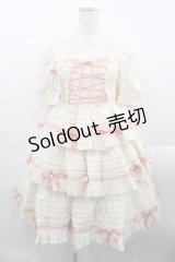 Bear's Dinner（海外ロリータブランド） / 塔莉ワンピース S アイボリー×ピンク I-25-11-18-056-LO-OP-SA-ZI