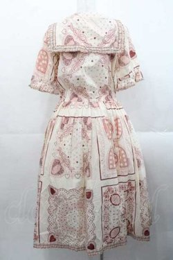 画像2: PINK HOUSE / バンダナプリントセーラーカラーワンピース  ピンク I-25-11-18-062-LO-OP-SA-ZI