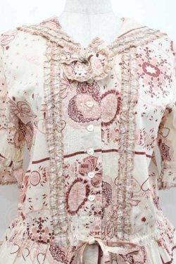 画像3: PINK HOUSE / バンダナプリントセーラーカラーワンピース  ピンク I-25-11-18-062-LO-OP-SA-ZI