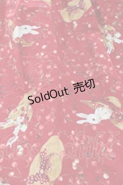 画像4: PINK HOUSE / チェリー&ハットプリントワンピース  レッド I-25-11-18-063-LO-OP-SA-ZI