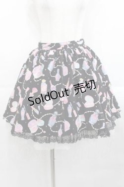 画像1: Angelic Pretty / Dreamy Girlスカート  黒 I-25-11-18-064-AP-SK-SA-ZI