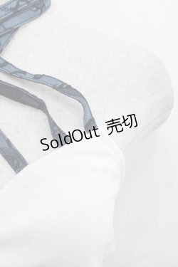 画像2: Qutie Frash / 龍プリントクロスキャミ  白Ｘネイビー I-25-11-18-011-QU-TS-SA-ZI