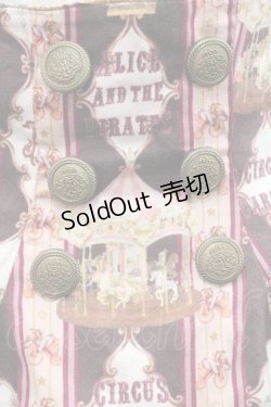 画像3: ALICE and the PIRATES / レジメンタルカルーセル柄スカート   I-25-11-18-066-PA-SK-SA-ZI