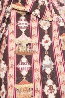 画像4: ALICE and the PIRATES / レジメンタルカルーセル柄スカート   I-25-11-18-066-PA-SK-SA-ZI