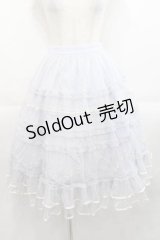 玻璃紙之夜(Nuit De Cellophone)（海外ロリータブランド） / チュール重ねスカート S サックス I-25-11-18-068-LO-SK-SA-ZI