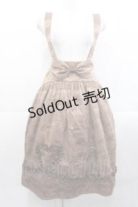 榛果可可花束(BacioBouquet)（海外ロリータブランド） / My Sweetie Coco 2wayサスペンダースカート M ブラウン I-25-11-18-069-LO-SK-SA-ZI