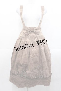画像1: 榛果可可花束(BacioBouquet)（海外ロリータブランド） / My Sweetie Coco 2wayサスペンダースカート M ブラウン I-25-11-18-069-LO-SK-SA-ZI