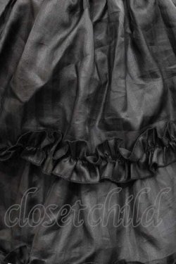 画像3: MARBLE / 2段フリルスカート  黒 I-25-11-18-071-GO-SK-SA-ZI