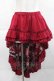 画像1: Qutie Frash / 裏地和柄変形スカート  赤 I-25-11-18-072-QU-SK-SA-ZI (1)
