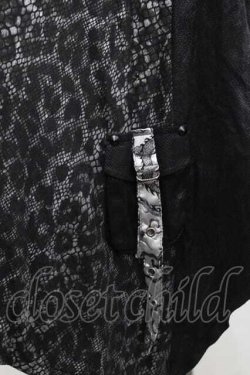 画像3: Qutie Frash / レオパードライン変形スカート  黒 I-25-11-18-074-QU-SK-SA-ZI