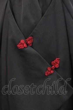 画像3: Qutie Frash / 袴ロングスカート  黒Ｘ赤 I-25-11-18-077-QU-SK-SA-ZI