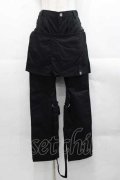 HELL CAT PUNKS / ZIPボンテージパンツ  黒 I-25-11-18-079-PU-PA-SA-ZI