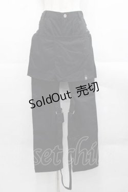 画像1: HELL CAT PUNKS / ZIPボンテージパンツ  黒 I-25-11-18-079-PU-PA-SA-ZI