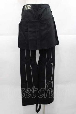 画像2: HELL CAT PUNKS / ZIPボンテージパンツ  黒 I-25-11-18-079-PU-PA-SA-ZI