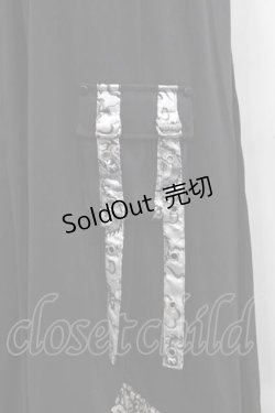 画像3: Qutie Frash / シフォンプリーツ重ねワイドパンツ  黒Ｘ白 I-25-11-18-080-QU-PA-SA-ZI