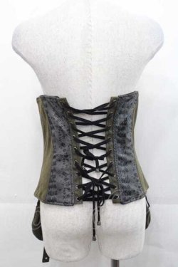 画像2: Qutie Frash / ミリタリーコルセット  カーキ I-25-11-18-083-QU-TO-SA-ZI