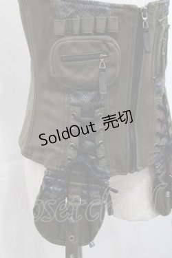 画像3: Qutie Frash / ミリタリーコルセット  カーキ I-25-11-18-083-QU-TO-SA-ZI