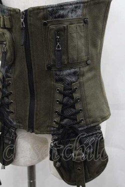 画像4: Qutie Frash / ミリタリーコルセット  カーキ I-25-11-18-083-QU-TO-SA-ZI