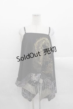 画像1: Qutie Frash / 変形キャミトップス  黒 I-25-11-18-015-QU-TO-SA-ZI