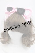 LOLITAその他(お買取対象外) / ハートアップリケカチューシャ  ピンク I-25-11-18-088-LO-AC-SA-ZI