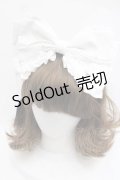 榛果可可花束(BacioBouquet)（海外ロリータブランド） / リボンカチューシャ  ホワイト I-25-11-18-089-LO-AC-SA-ZI