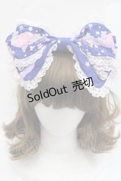 画像2: BABY,THE STARS SHINE BRIGHT / Toy's Fluffy Dream柄カチューシャ  紺 I-25-11-18-090-BA-AC-SA-ZI