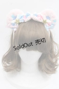 画像1: LOLITAその他(お買取対象外) / デコくまみみカチューシャ  ピンク I-25-11-18-091-LO-AC-SA-ZI