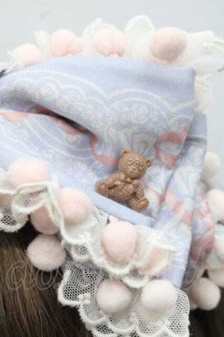 画像3: Lullaby（海外ロリータブランド） / Bear’s Lullaby カチューシャ  サックス I-25-11-18-092-LO-AC-SA-ZI