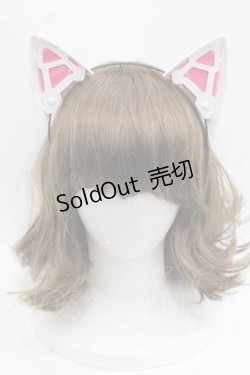 画像1: 中央町戦術工芸 / ネコミミユニット  白ｘピンク I-25-11-18-096-PU-AC-SA-ZI