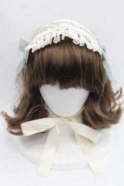 画像2: 玻璃紙之夜(Nuit De Cellophone)（海外ロリータブランド） / 幽谷風鈴ヘッドドレス  グリーン I-25-11-18-097-LO-ZA-SA-ZI