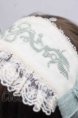 画像4: 玻璃紙之夜(Nuit De Cellophone)（海外ロリータブランド） / 幽谷風鈴ヘッドドレス  グリーン I-25-11-18-097-LO-ZA-SA-ZI