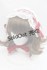 小能熊（海外ロリータブランド） / Laura Doll ヘッドドレス  レッド I-25-11-18-098-LO-ZA-SA-ZI