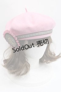 Angelic Pretty / Chocolate Rosetteベレー  ピンク I-25-11-18-100-AP-AC-SA-ZI