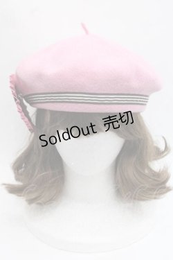 画像2: Angelic Pretty / Chocolate Rosetteベレー  ピンク I-25-11-18-100-AP-AC-SA-ZI
