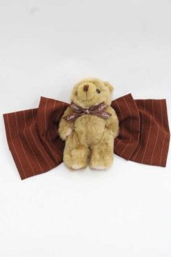 画像1: LOLITAその他(お買取対象外) / くまちゃんリボンクリップ  ブラウン I-25-11-18-102-LO-ZA-SA-ZI