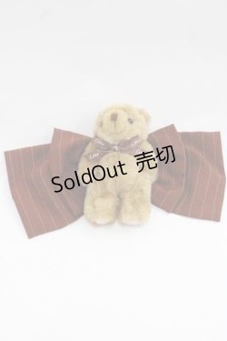 画像1: LOLITAその他(お買取対象外) / くまちゃんリボンクリップ  ブラウン I-25-11-18-102-LO-ZA-SA-ZI