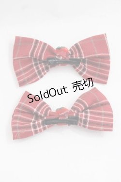 画像2: YUPBRO（海外ロリータブランド） / Little Red Riding Hood リボンクリップ  レッド I-25-11-18-105-LO-ZA-SA-ZI