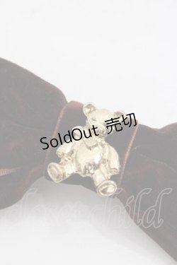 画像3: LOLITAその他(お買取対象外) / ベルベットクマチャームリボンクリップ  ブラウン I-25-11-18-107-LO-ZA-SA-ZI