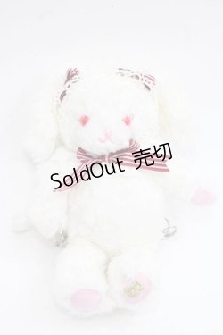 画像1: BABY,THE STARS SHINE BRIGHT / うさくみゃBagミニミニ  白ｘ赤 I-25-11-18-114-BA-AC-SA-ZI