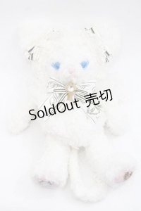 BABY,THE STARS SHINE BRIGHT / Petit chat blancなねこくみゃちゃんポシェット  白 I-25-11-18-118-BA-BG-SA-ZI