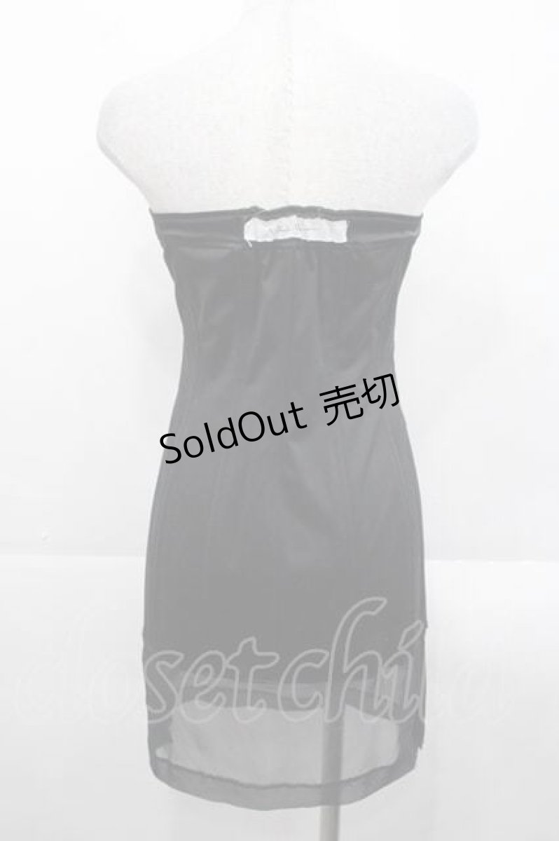 画像2: alice auaa / ロングコルセットビスチェ 3 ブラック I-25-11-18-021-AA-TO-SA-ZI (2)