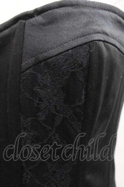 画像4: alice auaa / ロングコルセットビスチェ 3 ブラック I-25-11-18-021-AA-TO-SA-ZI