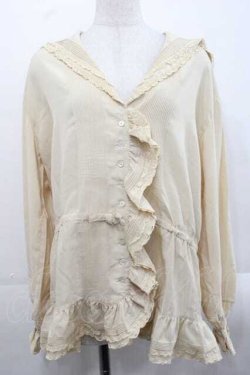 画像1: PINK HOUSE / セーラー襟ピンタックブラウス  キナリ I-25-11-18-022-LO-BL-SA-ZI