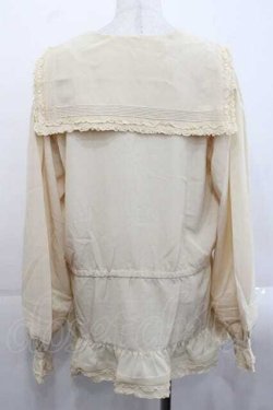 画像2: PINK HOUSE / セーラー襟ピンタックブラウス  キナリ I-25-11-18-022-LO-BL-SA-ZI