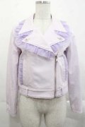 MILK / ライダースジャケット  ラベンダー I-25-11-18-025-ML-JA-SA-ZI