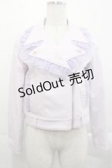 MILK / ライダースジャケット  ラベンダー I-25-11-18-025-ML-JA-SA-ZI