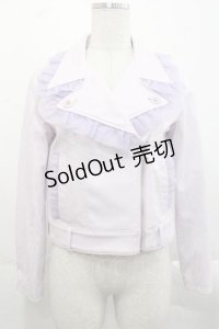 MILK / ライダースジャケット  ラベンダー I-25-11-18-025-ML-JA-SA-ZI