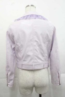 画像2: MILK / ライダースジャケット  ラベンダー I-25-11-18-025-ML-JA-SA-ZI